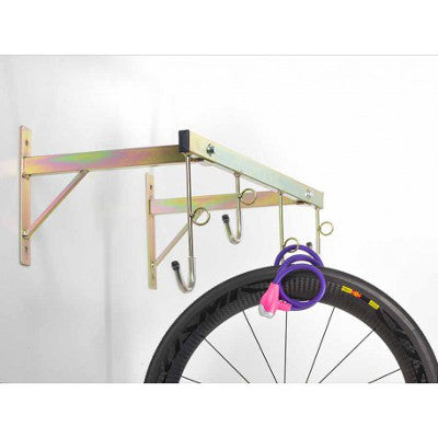 Point Support vélo au mur avec attache par la pédale pour charge 30 kg