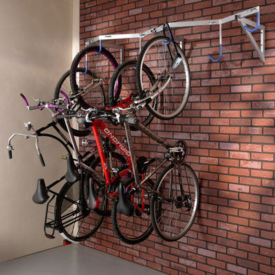 Crochet Vélo Mural Garage Acier Carbone À Visser Rouge Plafond