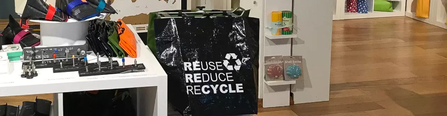 Produits vélo conçus à base de matières recyclés