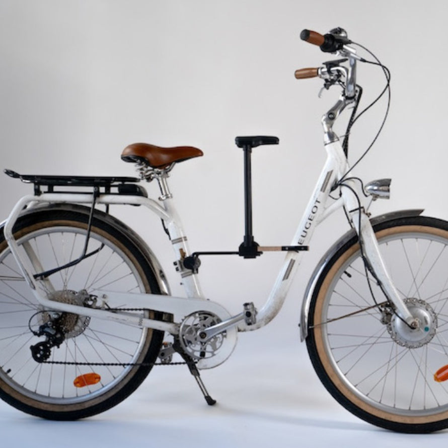 Siège de vélo rembourré pour enfant Everyday Traveler Jr. Pour vélos pour  adultes, gris/vert