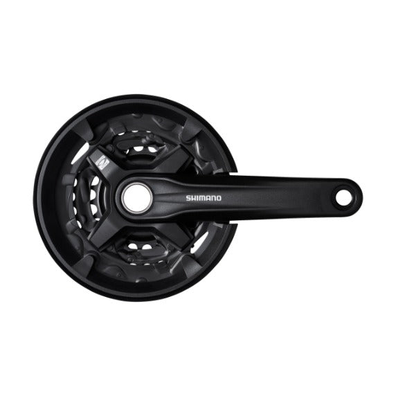 Pédalier triple Shimano FC-MT210 9 vitesses axe creux