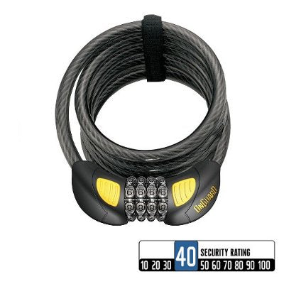 Antivol cable pour vélo avec code à chiffre Combo 8031 Onguard - #1