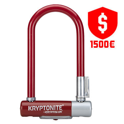 Antivol vélo Kryptolok Mini 7 rouge - Kryptonite - #1