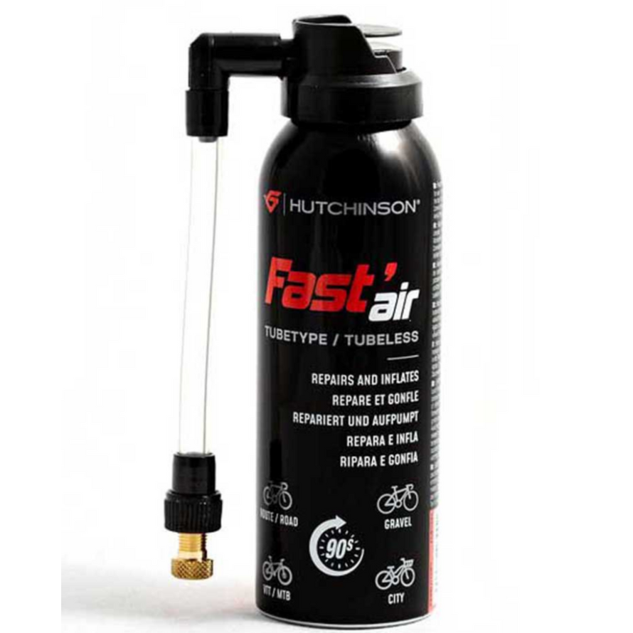 Bombe gonflage et réparation rapide Fast'Air Hutchinson (Tubetype - Tubeless)	