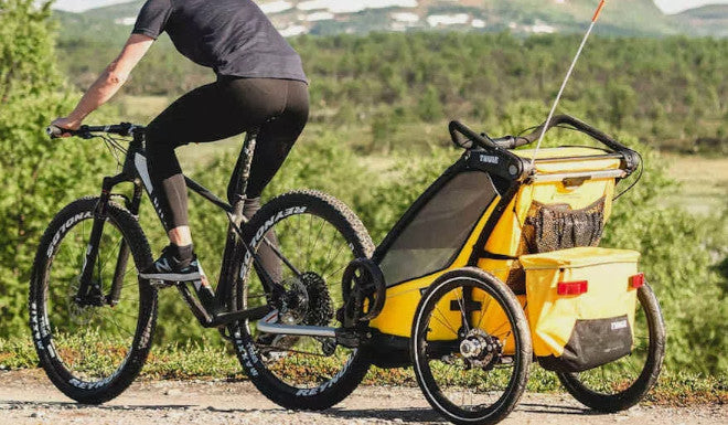 Remorque vélo utilitaire pliable - Transport vélo sur La Bécanerie