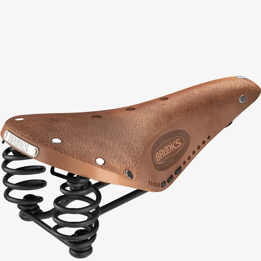 selle de vélo Flyer Softened Brooks Dark Tan