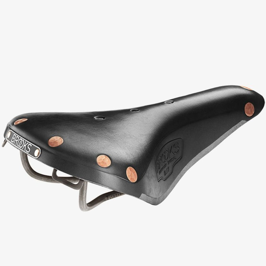 Selle vélo en cuir Brooks B17 special titanium noire 