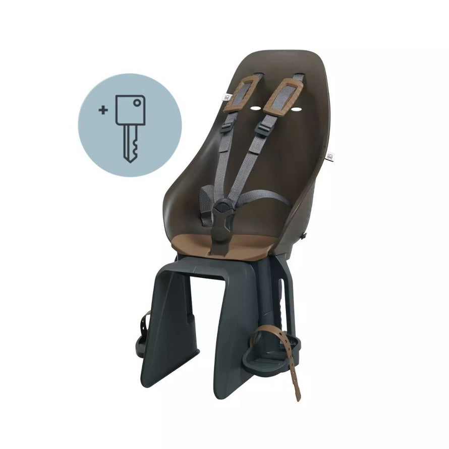 Siège vélo enfant arrière sur porte-bagages Urban Iki marron - #1