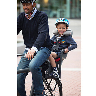 Coussin Parent et enfant à vélo personnalisé