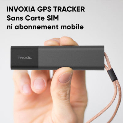 Invoxia Traqueur GPS pour les objets de valeur ou les personnes, sac inclus